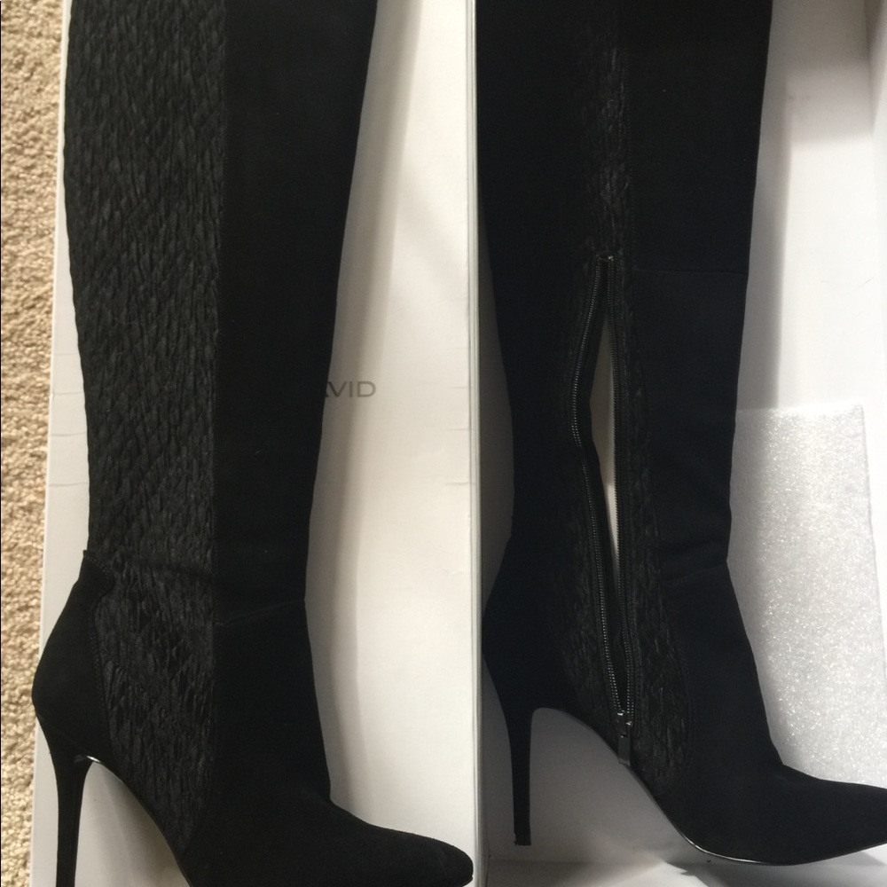 Charles David Suede Over The Knee Boots
